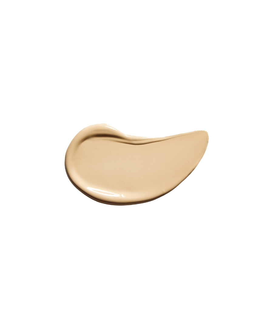 Creamy beige swatch of Revitalize Hydra Concealer showcasing smooth, hydrating texture ideal for natural coverage with clean beauty and skincare-infused makeup benefits.