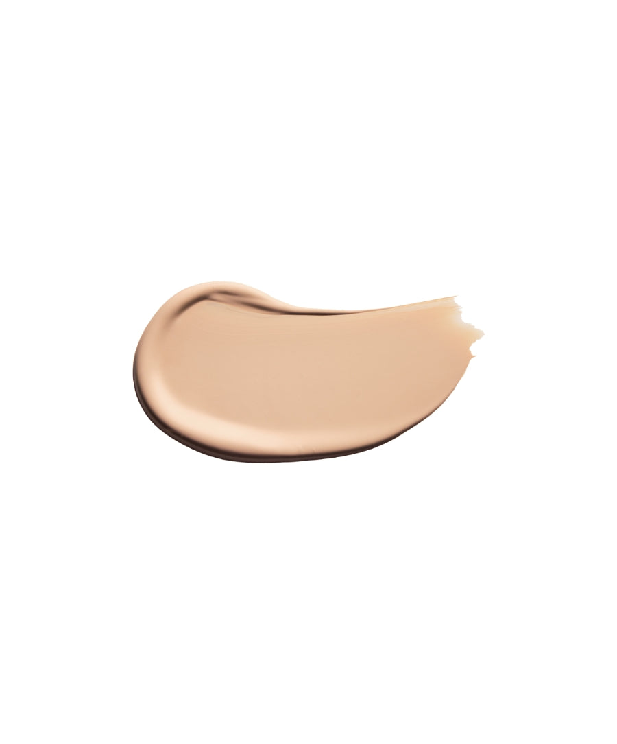 Smooth beige swatch of Revitalize Hydra Concealer showcasing its creamy texture, designed for natural coverage with clean beauty and skincare infused makeup benefits.