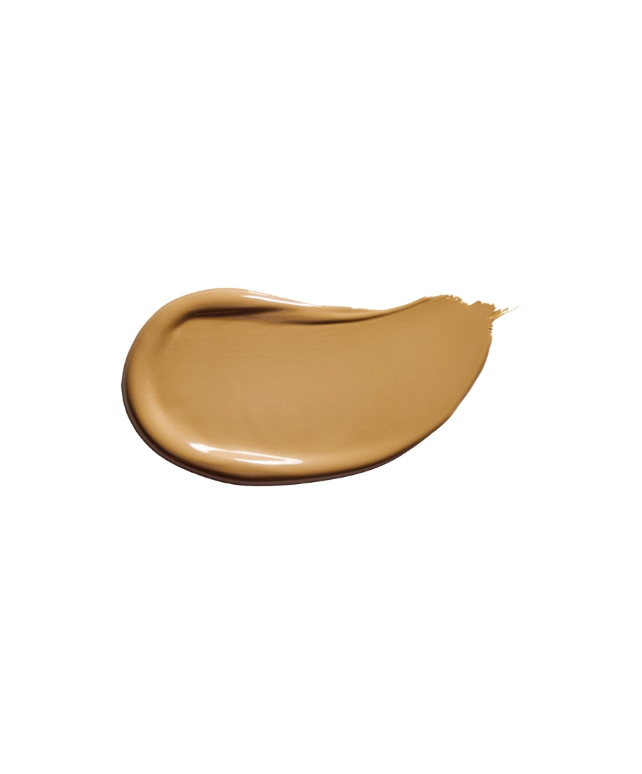 Smooth swatch of Revitalize Hydra Concealer in a warm beige tone, highlighting its creamy texture and skincare infused makeup benefits.