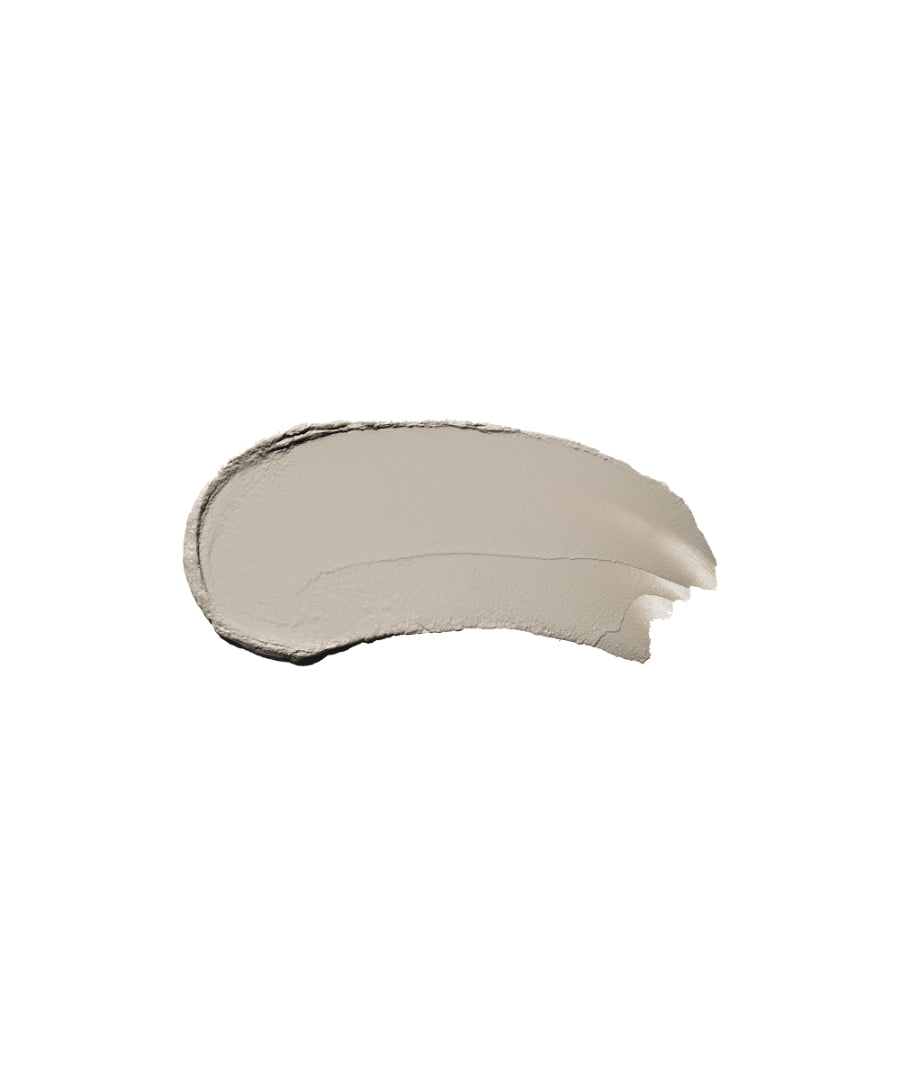 Swatch of Cashmere Matte Eyelights in a soft, muted neutral tone showcasing the smooth, matte texture of this clean beauty, cruelty-free makeup product.