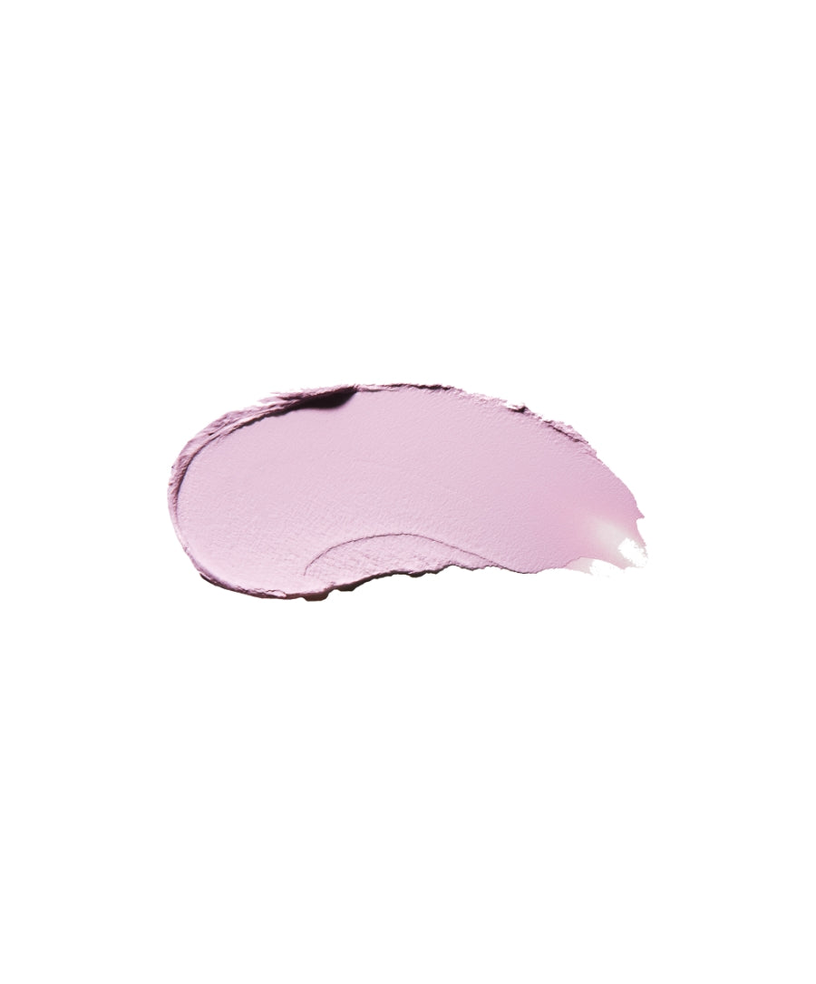 Smooth swatch of soft mauve Cashmere Matte Eyelights creamy eyeshadow with a velvety finish, highlighting clean beauty and natural ingredients by RMS Beauty.